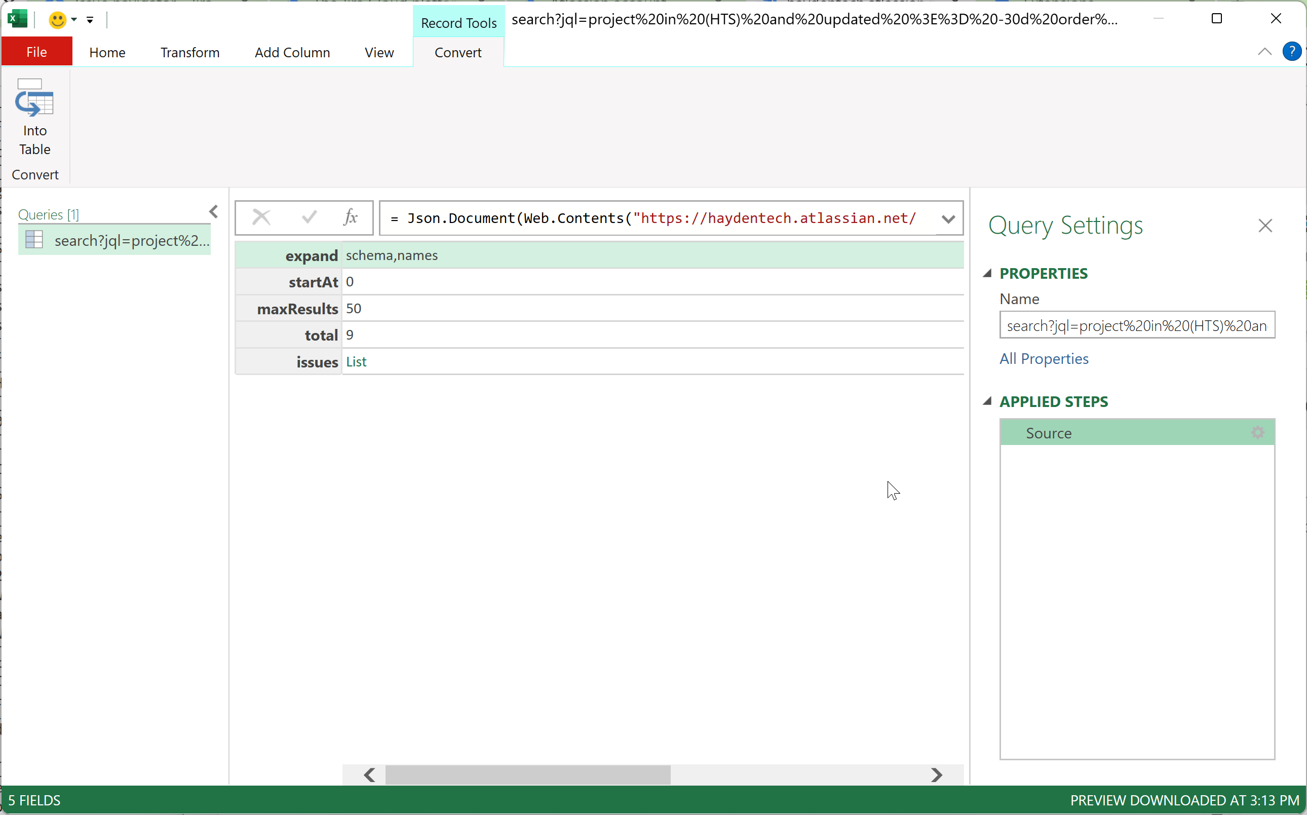 Exceleration Import Jira Data Into Excel Using Power Query And Jira Rest Api Hayden 6849